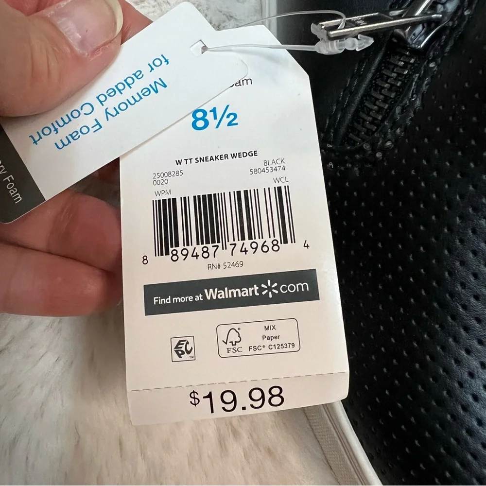 Time and Tru Black Slip-On Sneakers - Picture 10 of 10